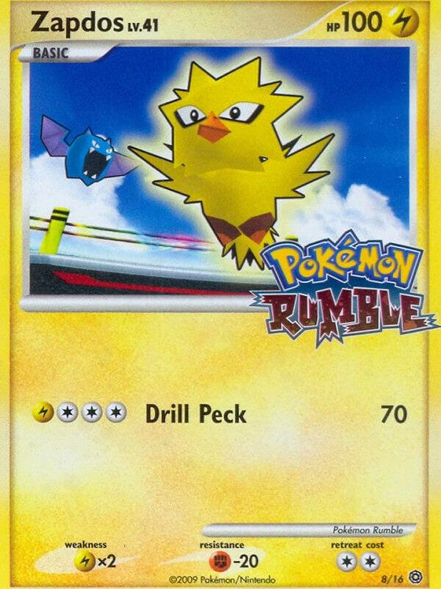 Zapdos 8/16 (Pokemon Rumble)
