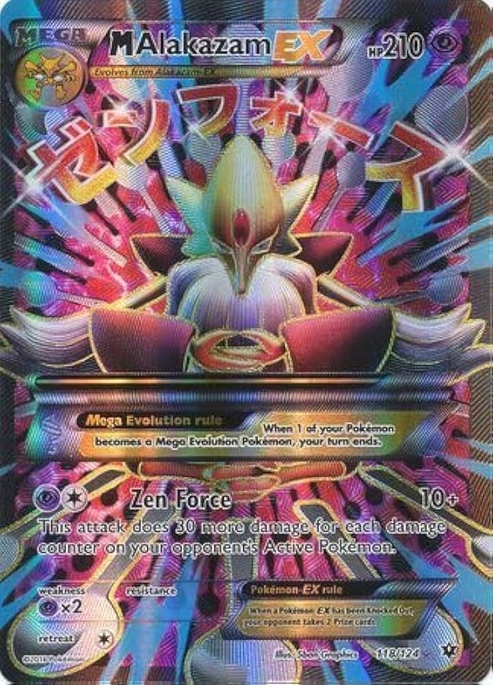Mega Alakazam Ex 118/124