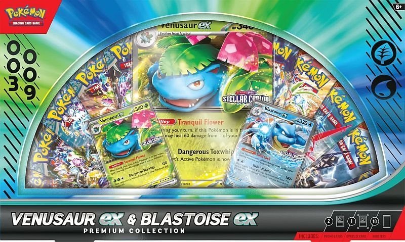 Venusaur EX & Blastoise EX