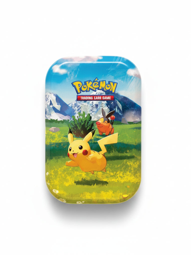 Pikachu Mini Tin med vit bakgrund