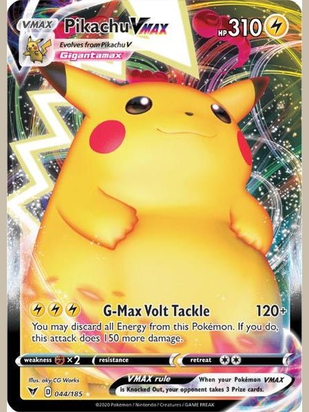 Pikachu vmax 044/185 - CardBuddy