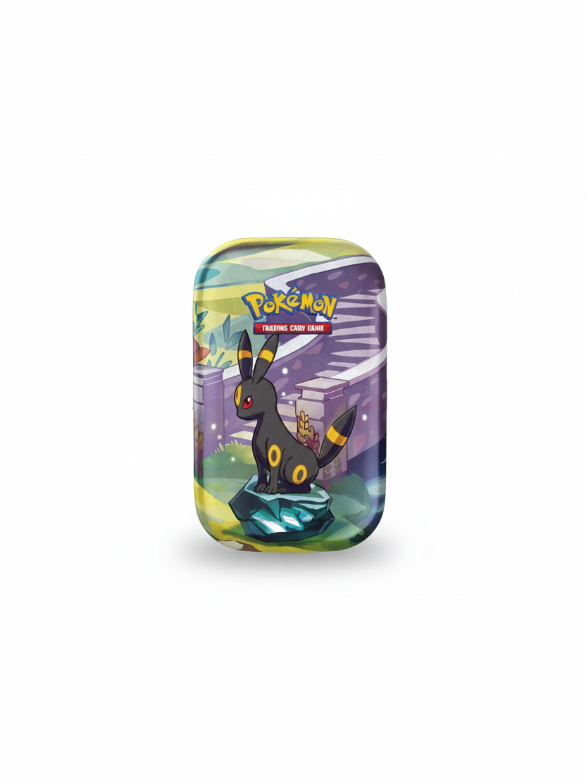 Pokémon Umbreon Tin med konsekvent produktavstånd