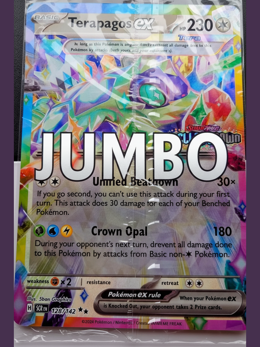 Terapagos EX Jumbo Stellar Crown 128/142 - CardBuddy